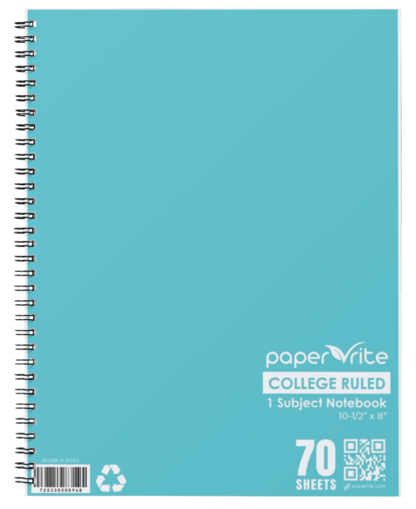 1 Subject Book | Blue | 70 Sheets | College Ruled