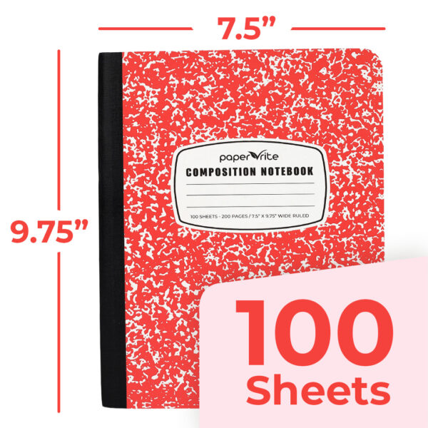 Composition Notebook Wide Ruled Pack of 12 - Image 13