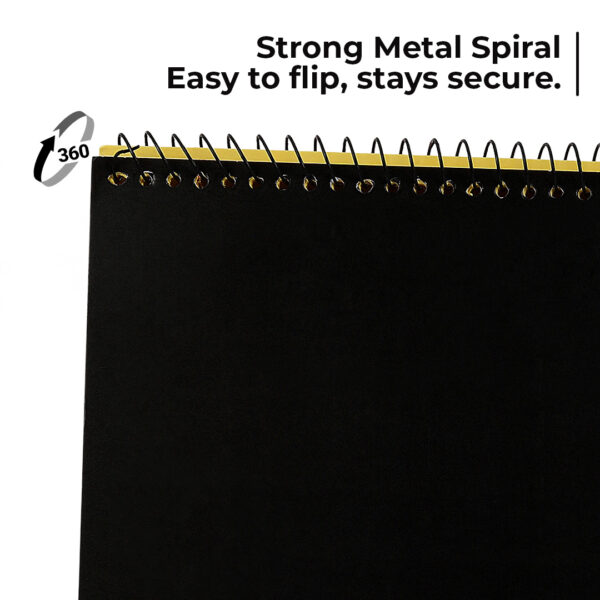 Paper Rite Legal Pad Canary Top Spiral - Image 3
