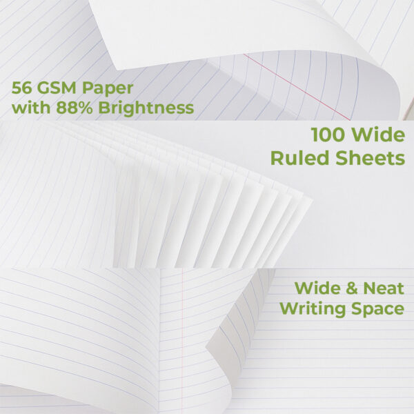 Composition Notebook Wide Ruled Pack of 12 - Image 9