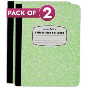 Composition Notebook | Wide Ruled | Pastel Green | Pack of 2