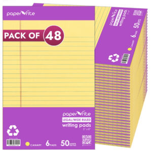Paper Rite | Writing Pads Canary | Pack of 48