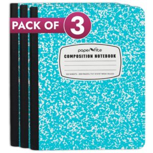 Composition Notebook | Wide Ruled | Pastel Blue | Pack of 3