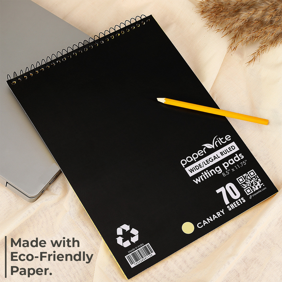 Paper Rite | Writing Pads Canary | Top Spiral | Pack of 12 - Image 5