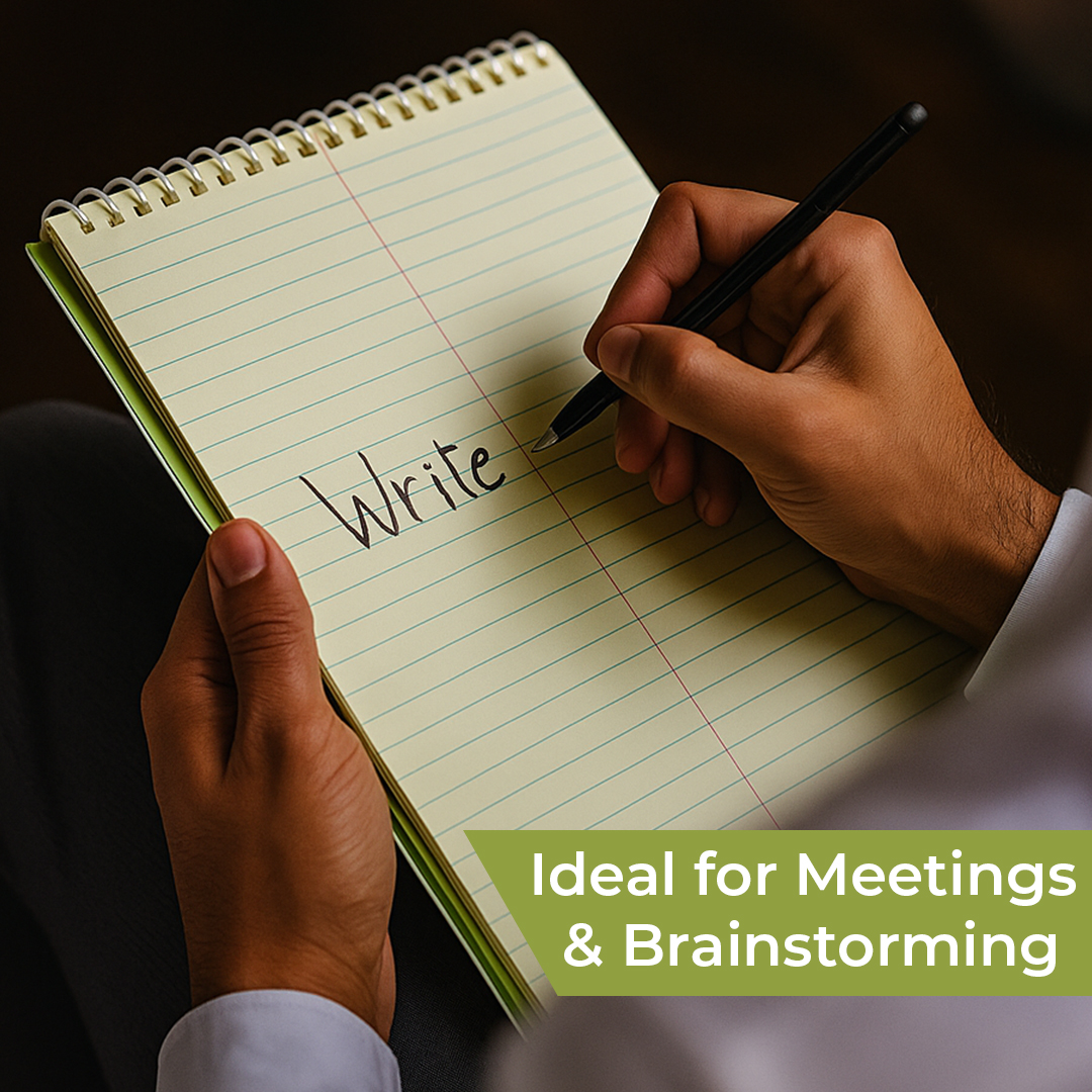 Steno Pad 6×9 | Light Green | 70 Sheets | Pack of 72 - Image 8